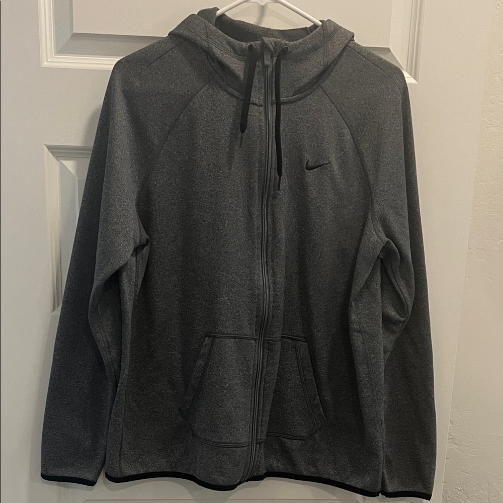 Nike Charcoal Full-Zip Hoodie